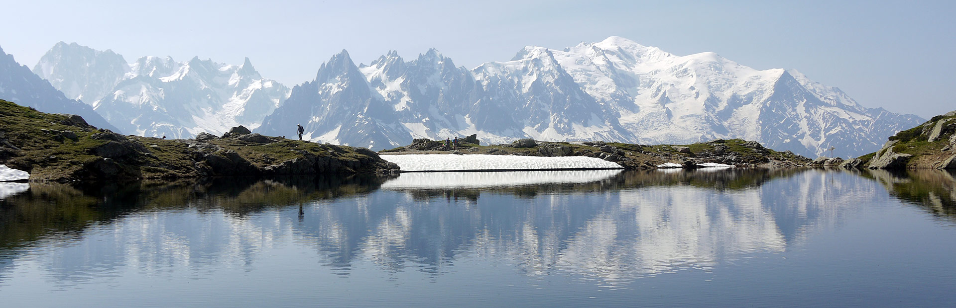 lac blanc en el tour del mont blanc